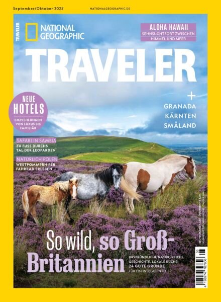 National Geographic Traveler Germany – September-Oktober 2025 Cover