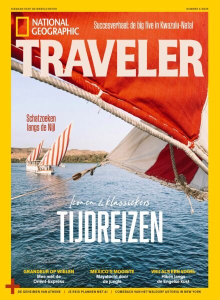 National Geographic Traveler Nederland – Juli 2025 Cover