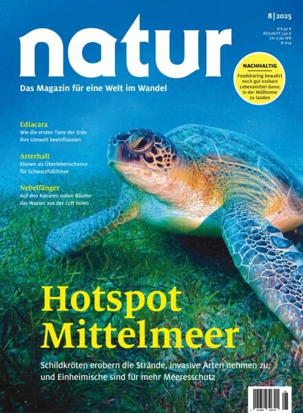 Natur – August 2025 Cover