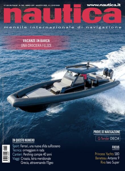 Nautica – Agosto 2025 Cover