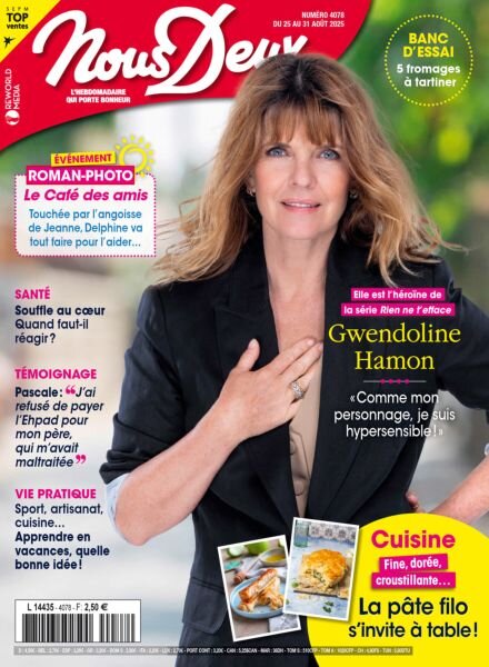 Nous Deux – 25 Aout 2025 Cover
