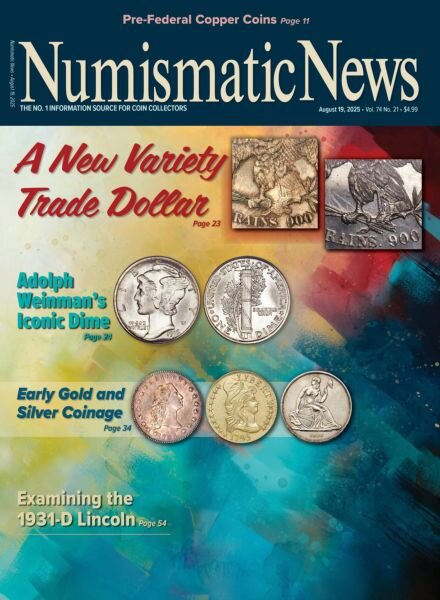 Numismatic News – August 19 2025 Cover