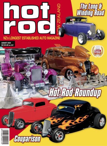 NZ Hot Rod – August 2025 Cover