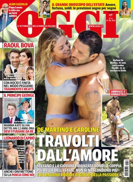 Oggi – 7 Agosto 2025 Cover