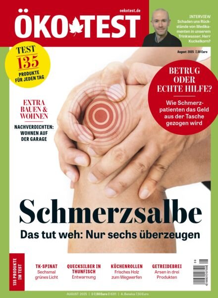 Okotest Testmagazin – August 2025 Cover