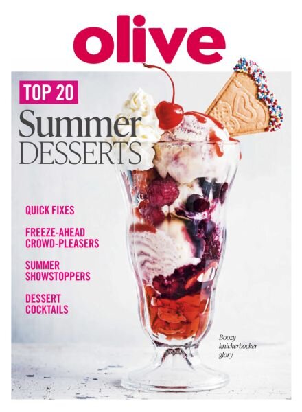 Olive Specials – Summer Desserts 2025 Cover