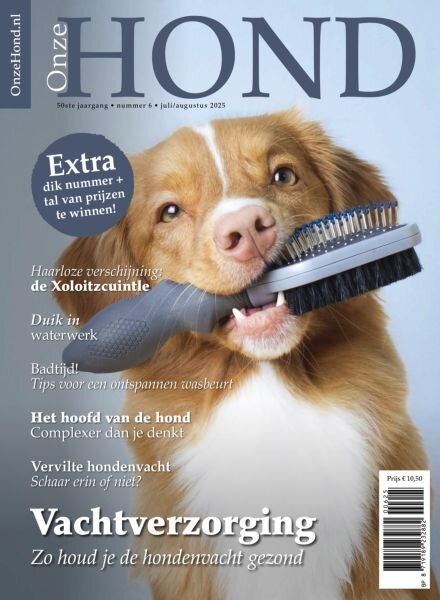 Onze Hond – Juli-Augustus 2025 Cover