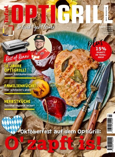 OptiGrill-Magazin – August 2025 Cover