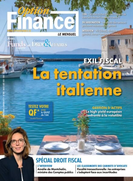 Option Finance – Juillet-Aout 2025 Cover