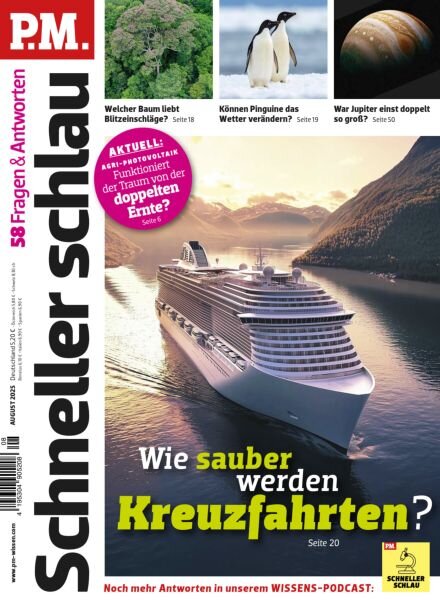 P M Fragen & Antworten – August 2025 Cover