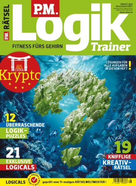 P M Logik Trainer – August 2025 Cover