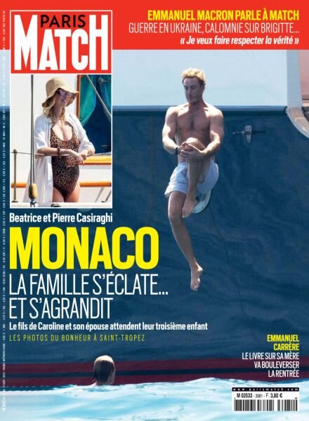 Paris Match – 21 Aout 2025 Cover