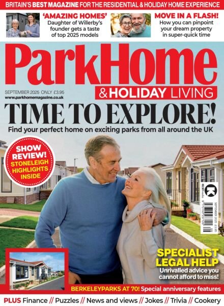 Park Home & Holiday Living – September 2025 Cover