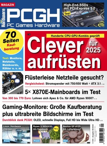 PC Games Hardware – September 2025 Cover