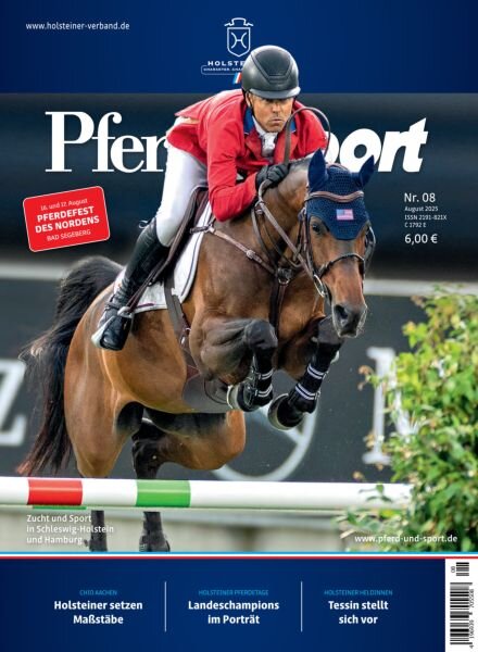 Pferd + Sport Holsteiner – August 2025 Cover