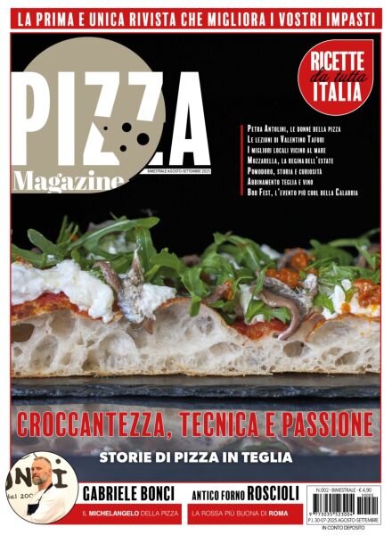 Pizza Magazine – Agosto-Settembre 2025 Cover
