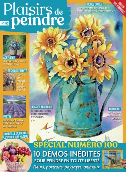 Plaisirs de peindre – Aout-Octobre 2025 Cover