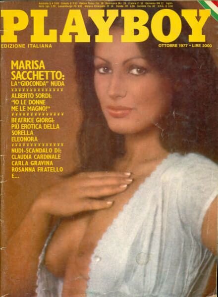Playboy Italia – N 10 Ottobre 1977 Cover