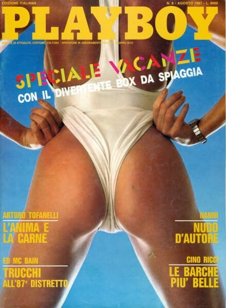 Playboy Italia – N 8 Agosto 1987 Cover