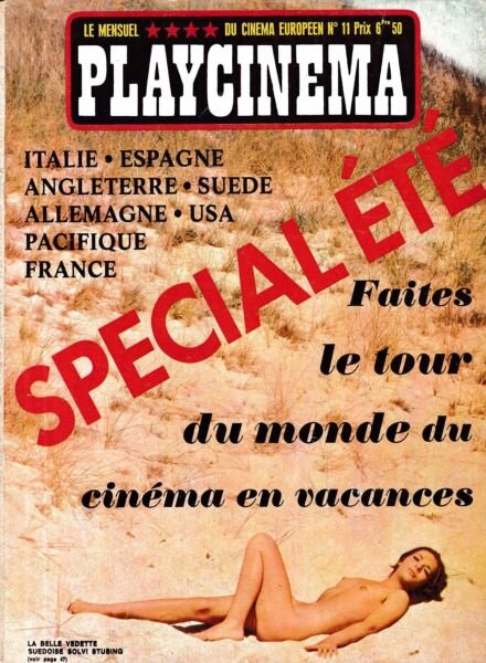 Playcinema – N 11 juillet-aout 1971 Cover