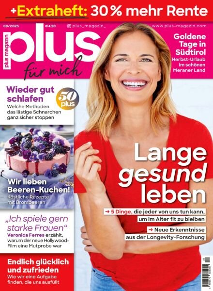 Plus Magazin – September 2025 Cover