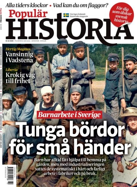 Popular Historia – Augusti 2025 Cover