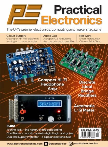 Practical Electronics – September 2025 Cover