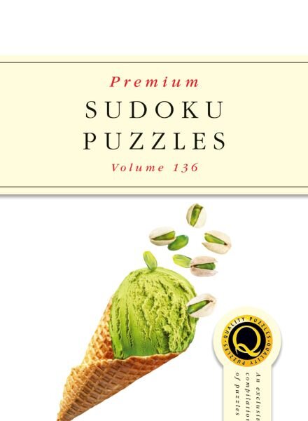 Premium Sudoku Puzzles – Issue 136 2025 Cover