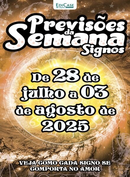 Previsoes da Semana – 28 Julho 2025 Cover