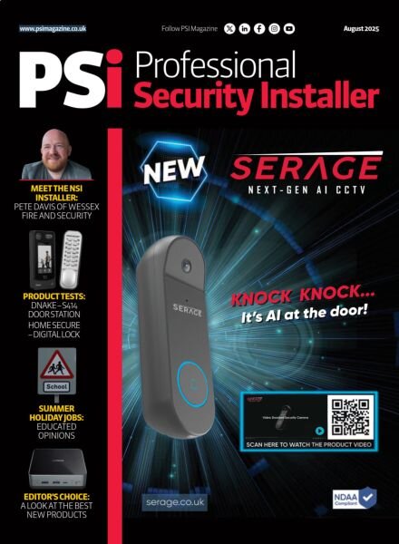 Proffessional Security Installer – August 2025 Cover