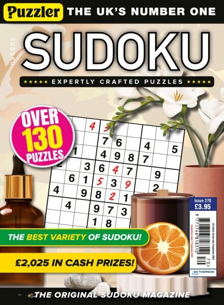 Puzzler Sudoku – Issue 270 2025 Cover