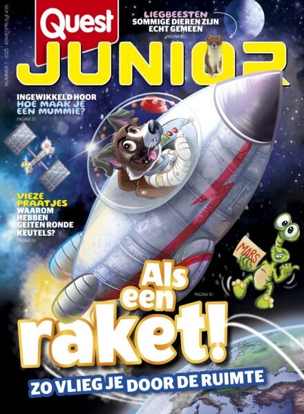 Quest Junior – Augustus 2025 Cover