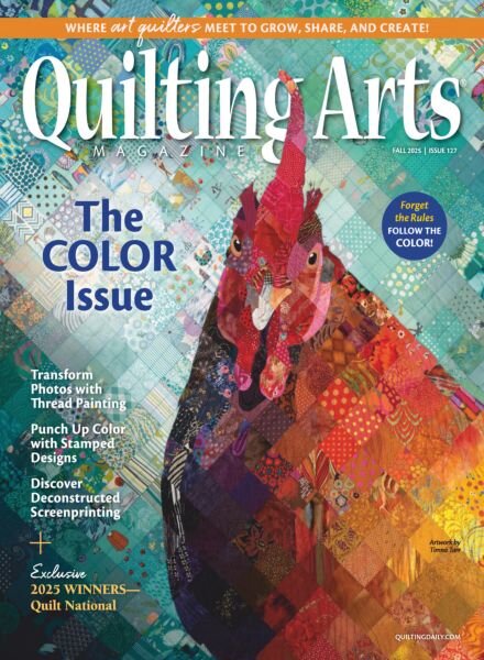 Quilting Arts – Fall 2025 Cover