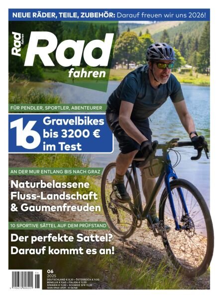 Radfahren – August 2025 Cover