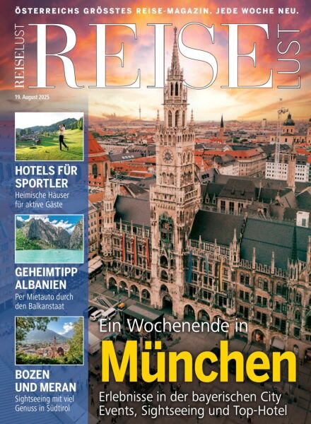 Reiselust – 19 August 2025 Cover