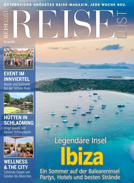 Reiselust – 29 Juli 2025 Cover