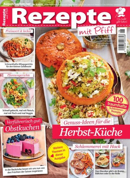 Rezepte mit Pfiff – August-September 2025 Cover