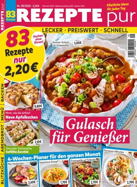 Rezepte pur – September 2025 Cover