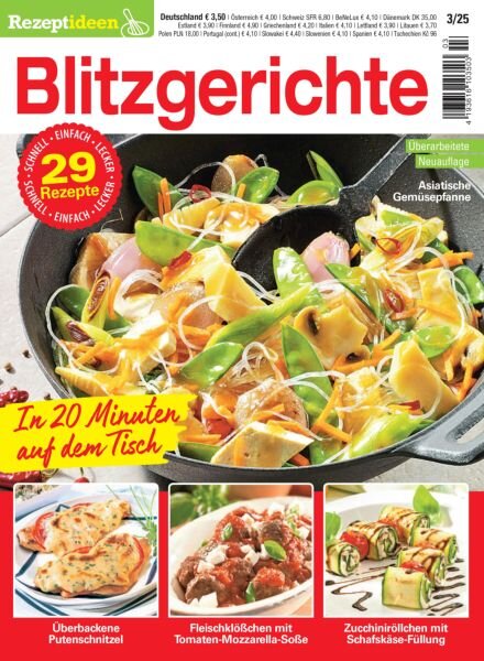 Rezeptideen – August 2025 Cover