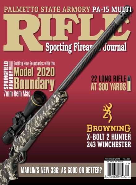 Rifle Magazine – November-December 2024 Cover