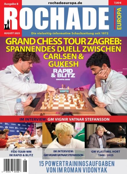 Rochade Europa – August 2025 Cover