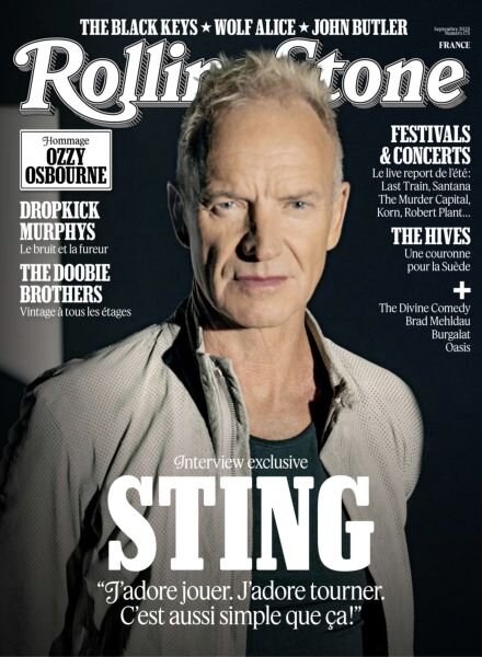 Rolling Stone France – Septembre 2025 Cover