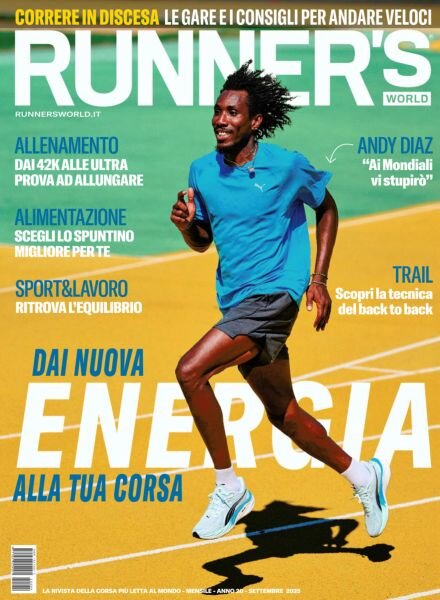Runner’s World Italia – Settembre 2025 Cover