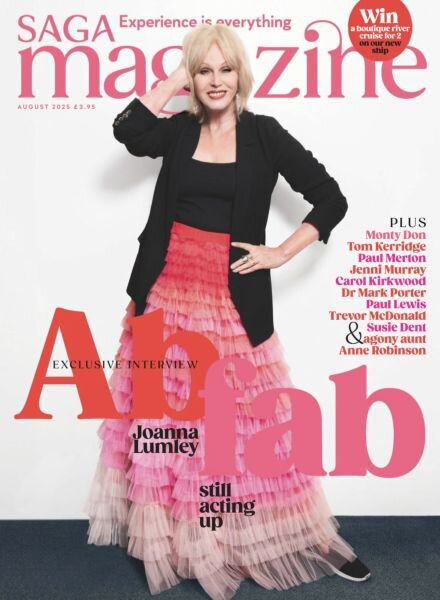 Saga Magazine – August 2025 Cover