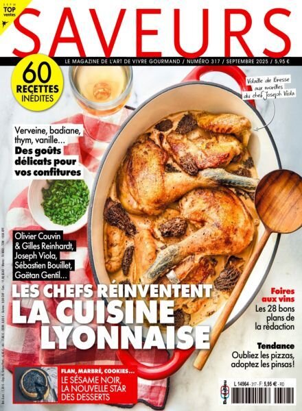 Saveurs France – Septembre 2025 Cover