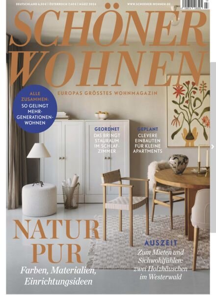 Schoner Wohnen – Marz 2024 Cover