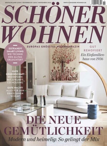 Schoner Wohnen – November 2023 Cover