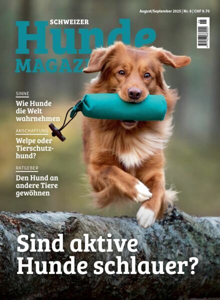 Schweizer Hunde Magazin – August-September 2025 Cover