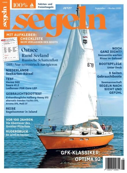 segeln – September-Oktober 2025 Cover
