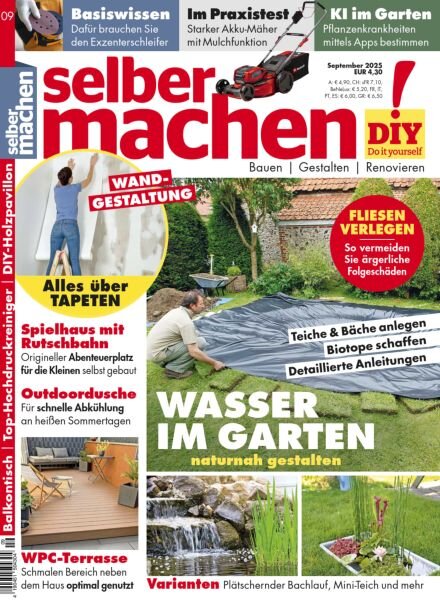 Selber Machen – September 2025 Cover